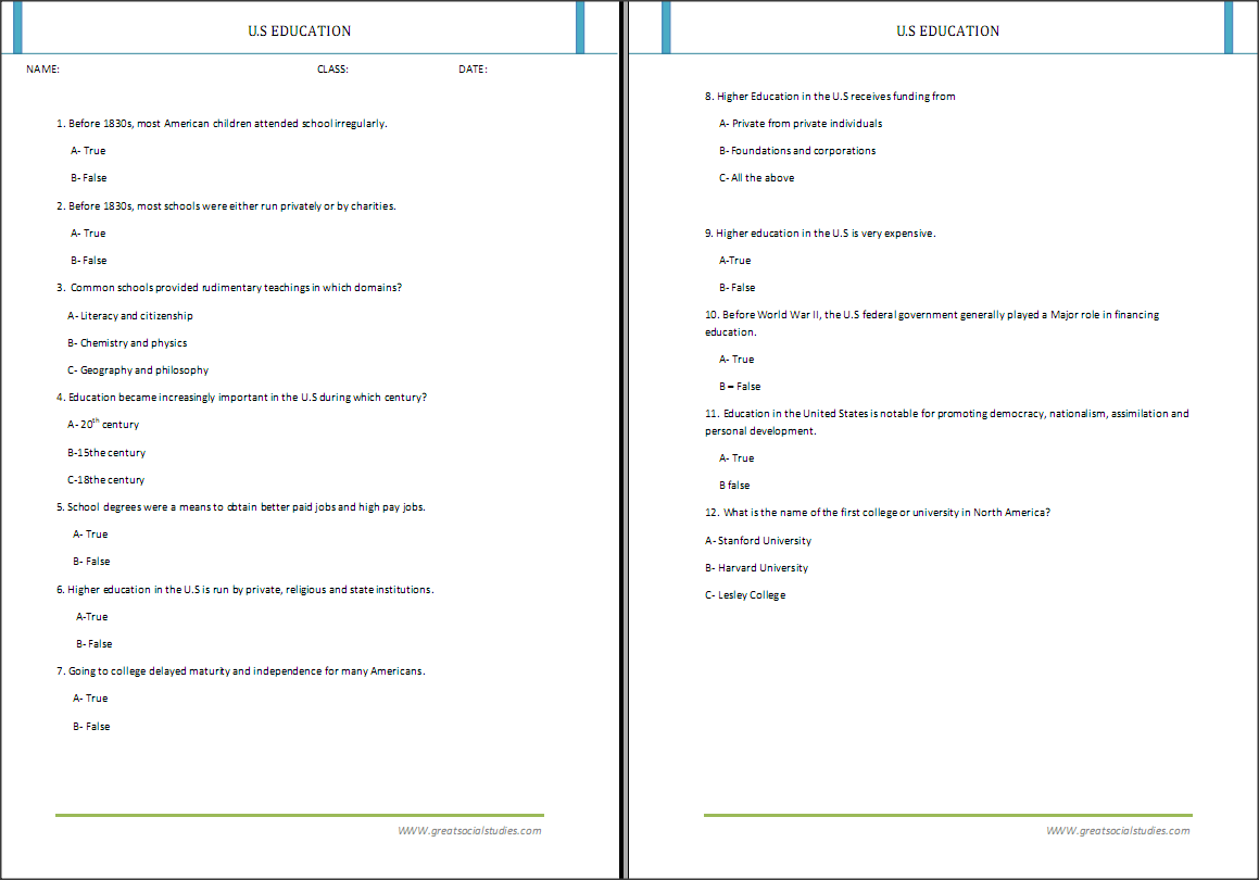 us history worksheets and answers pdf great social studies list of